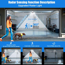 Load image into Gallery viewer, Exgreem Garage Light with Monitor Activated,60W 6500K Ceiling Lights LED Utility Shop Light for Garage/Basement/Home,Ceiling Fixture 50,000 Hours E27 LED Deformable Garage Light