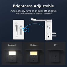 Load image into Gallery viewer, EXGREEM Wall Outlet Shelf Holder Charging Socket - 3 Electrical Outlet, 2 USB Charging Ports, Electrical Multi Outlet Surge Protector with Holder for Office Home
